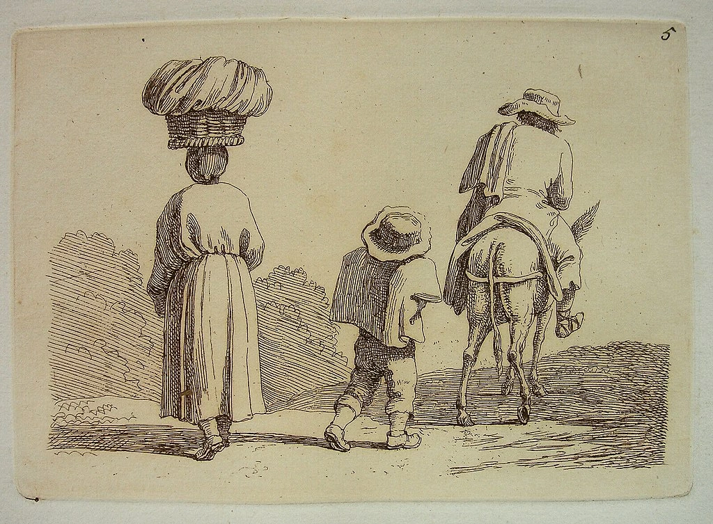 Contadini di spalle